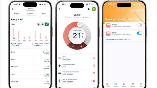 Connexion et utilisation application DAIKIN ONECTA — photo 2