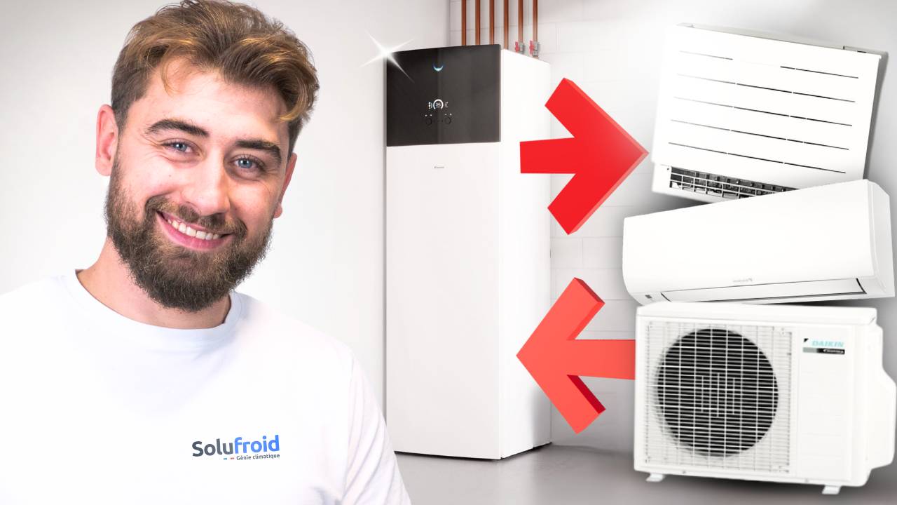 DAIKIN Multi+ : Chauffage, Clim et ECS sur un seul système — Analyse complète (MWXM-A + EKHWET-BV3 / CKHWS-BV3) - Solufroid